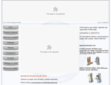 Tablet Screenshot of fusibles.cl